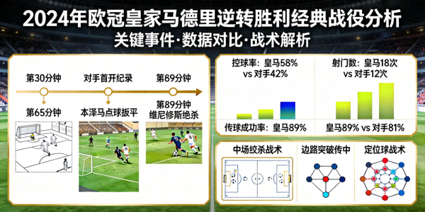 2024年欧冠皇家马德里逆转胜利经典战役分析图