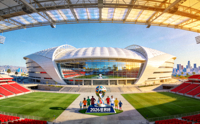 2026年世界杯美国洛杉矶新建足球场馆全景照片